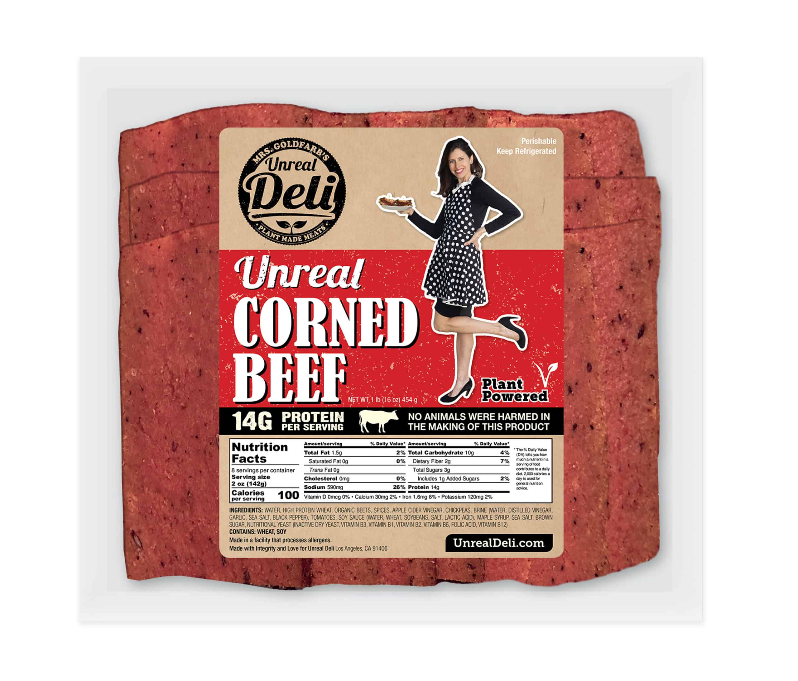 Vegan Sliced Corned Beef by Unreal Deli - GTFO It's Vegan How To Order Deli Meat In Pounds