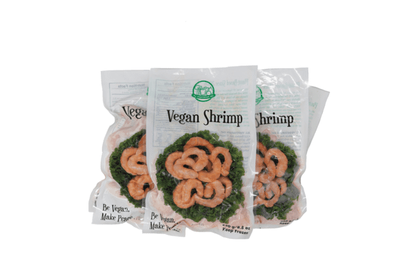 Vegan Imitation Shrimp 3-Pack by All Vegetarian In Bag