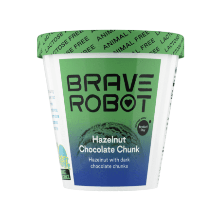Hazelnut Chocolate Chunk Ice Cream by Brave Robot
