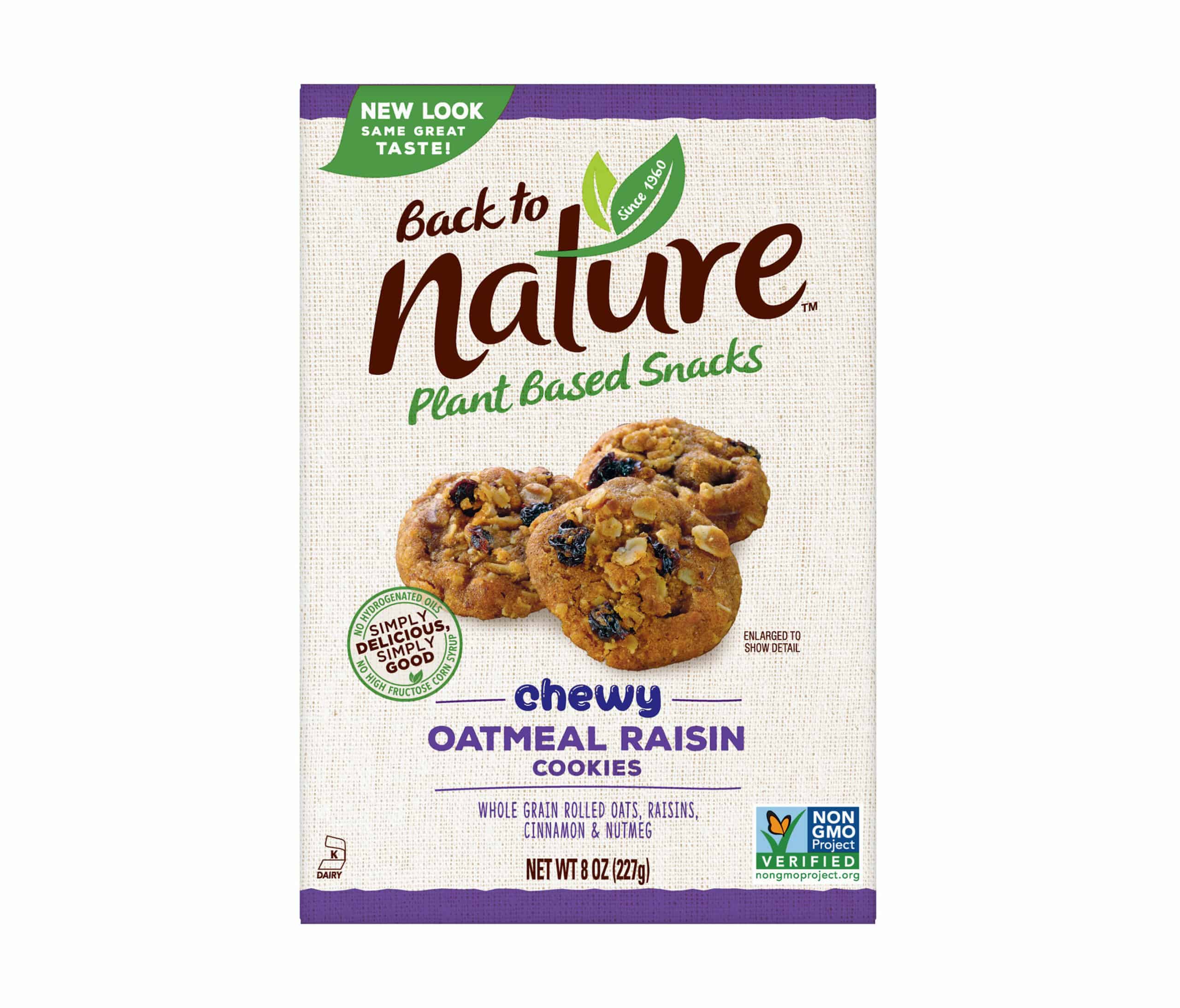 Oatmeal Raisen Chewy Cookies By Back To Nature Gtfo It S Vegan