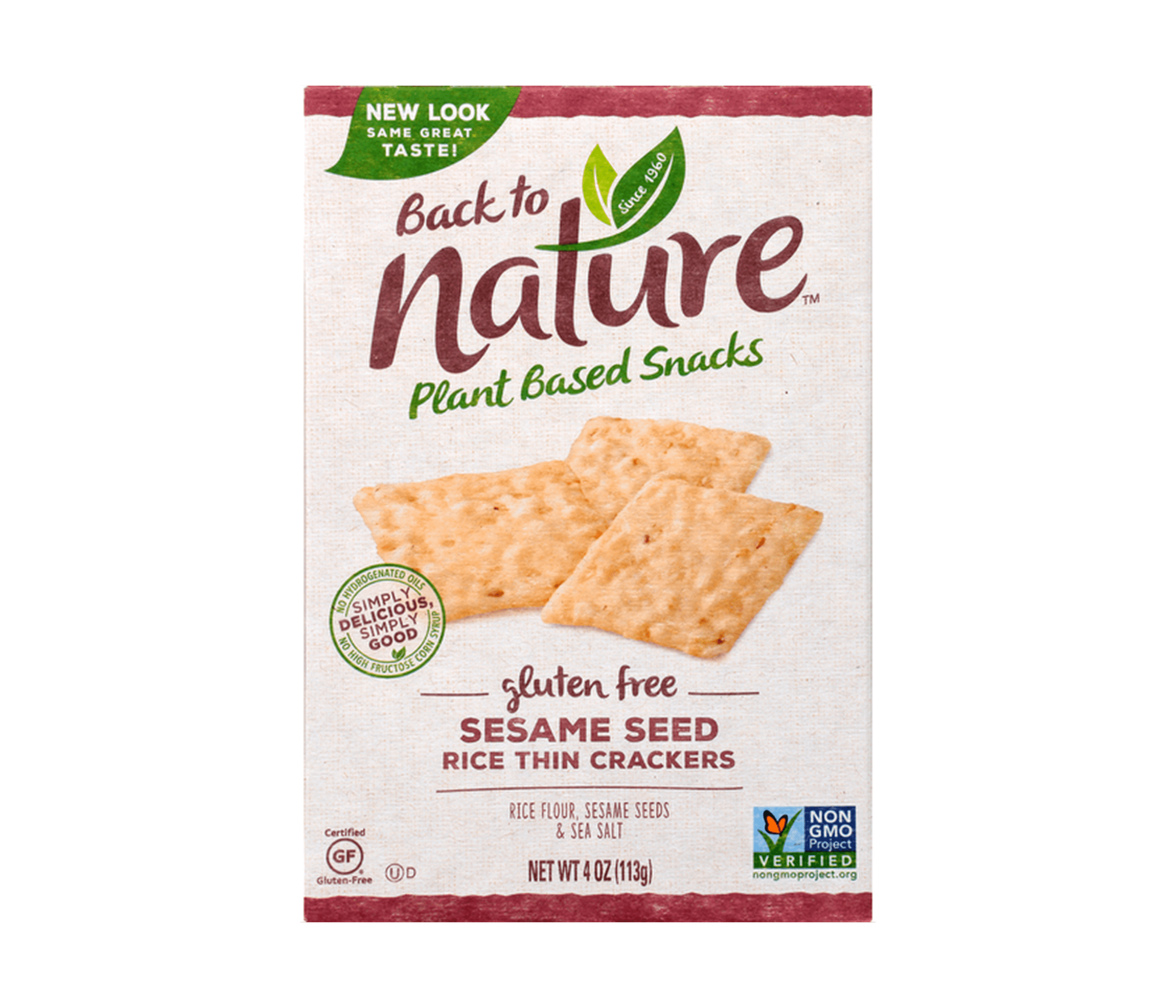 Gluten Free Soda Sesame Crackers By Back To Nature Gtfo It S Vegan