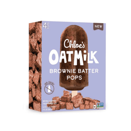 Oatmilk Brownie Batter Pops by Chloe's