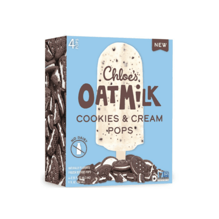 Oatmilk Cookies & Cream Pops by Chloe's