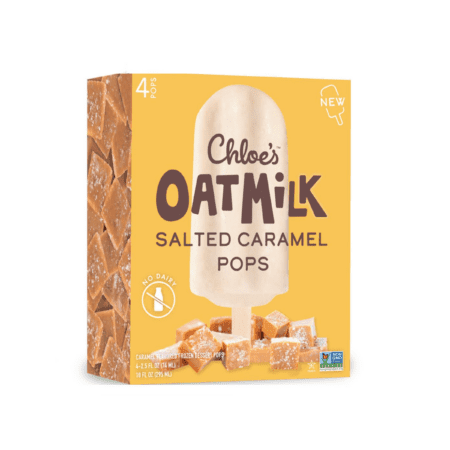 Oatmilk Salted Caramel Pops by Chloe's