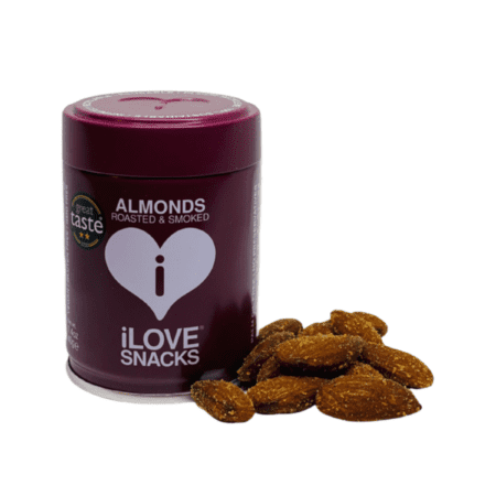 Smoked Almonds Tin by iLOVE Snacks
