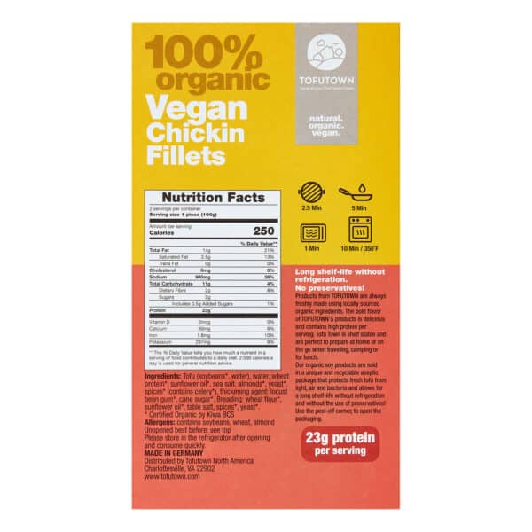 Organic Vegan Chicken Fillets