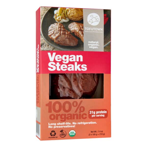 Organic Vegan Steaks by TofuTown