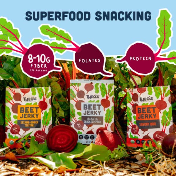 Superfood snacking: 8-10g fiber, folates, protein