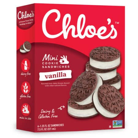 Vanilla Mini Cookie Sandwiches by Chloe's