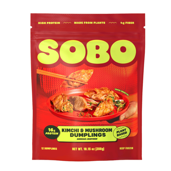 Sobo Foods Korean Kimchi & Mushroom Dumplings